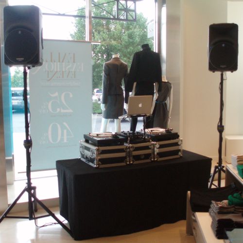 Professional DJ services for Retail events