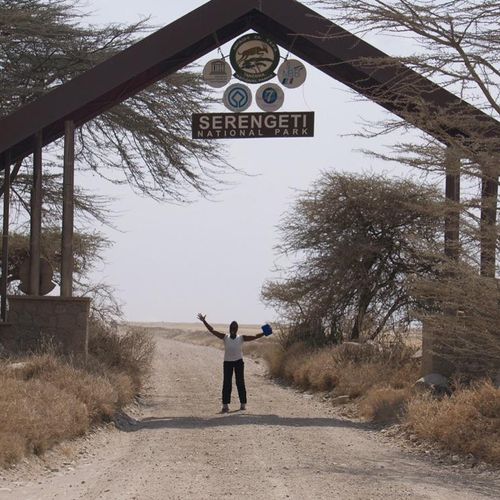 Entrance to the Serengeti National Park, Tanzania