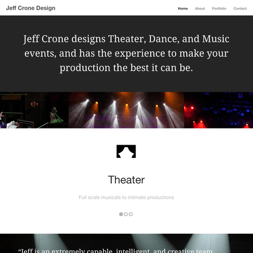Website design.