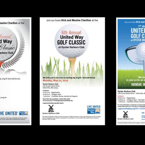 E-Vites for United Way's Annual Golf Classic