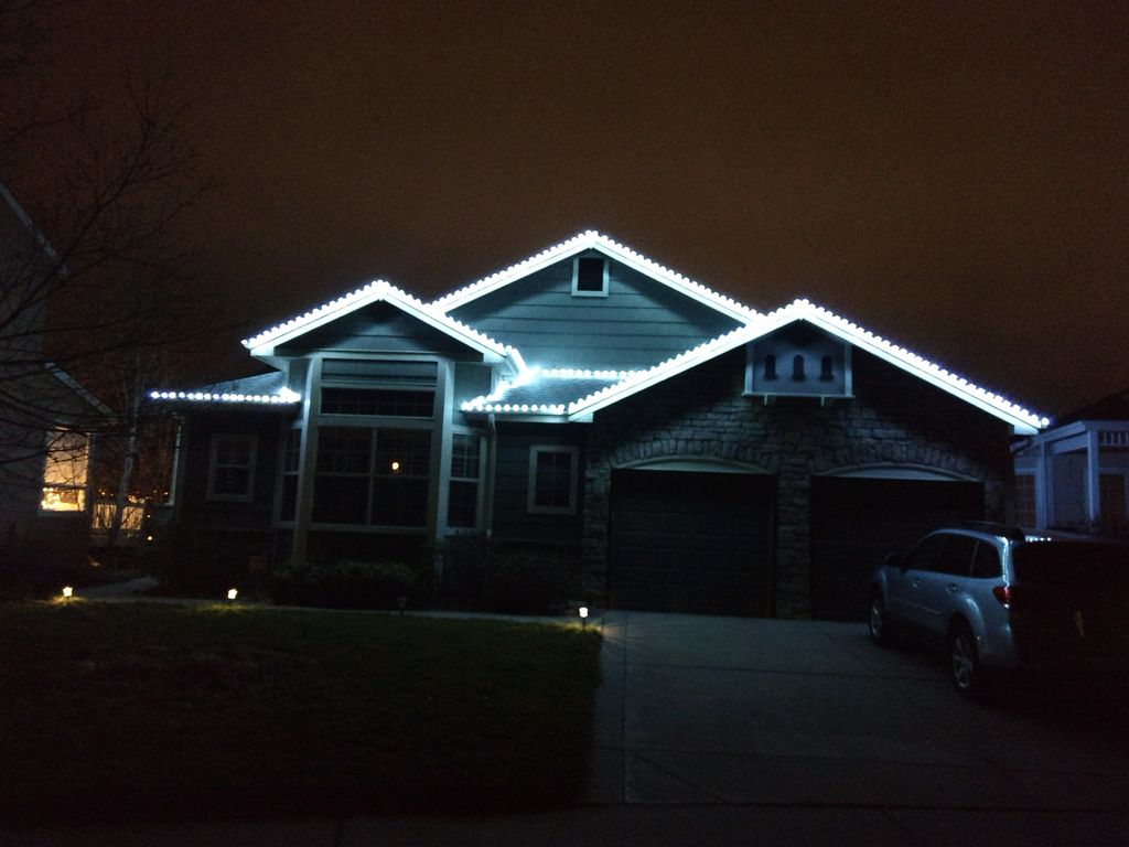 Christmas lights install