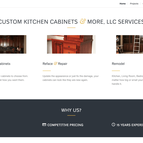 Custom Kitchen Cabinets & More, LLC Services