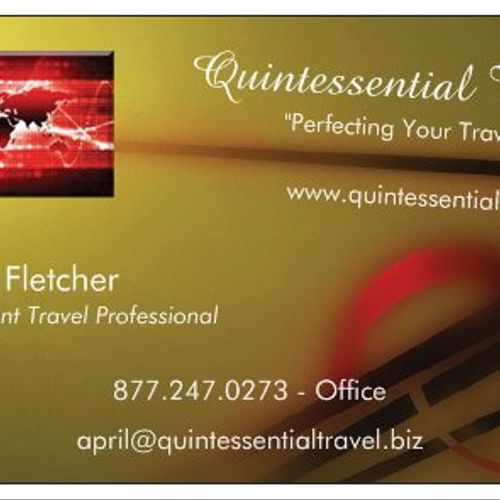 Quintessential Travel Agency Business Card