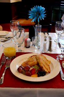 French Baguette French Toast with fresh berries an
