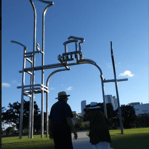 66' tall Stainless Steel Sculpture 
