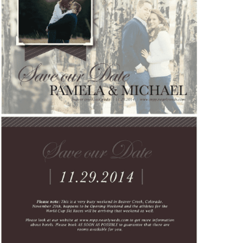 Wedding Save the Date
