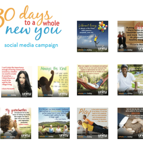 A 30 day social media campaign.