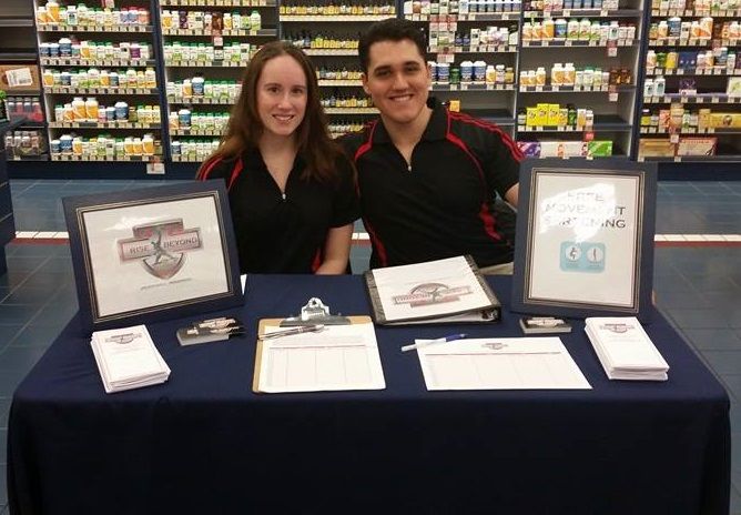 At the Community Health Fair at  the Vitamin Shopp