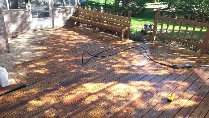 same deck stripped of previous finish