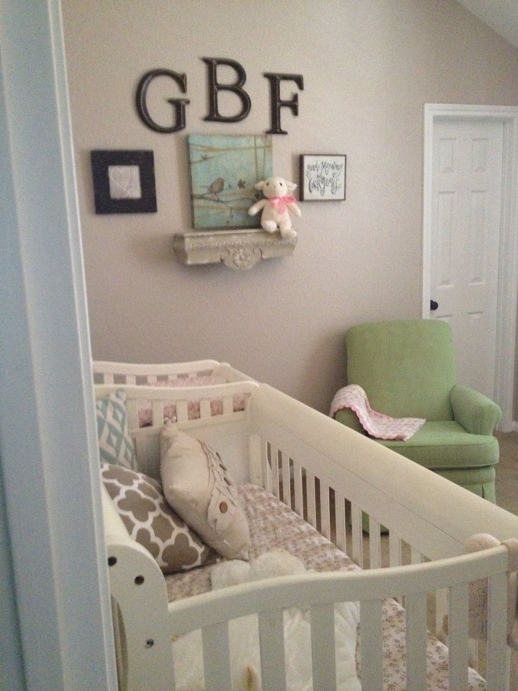 Baby room staged.
