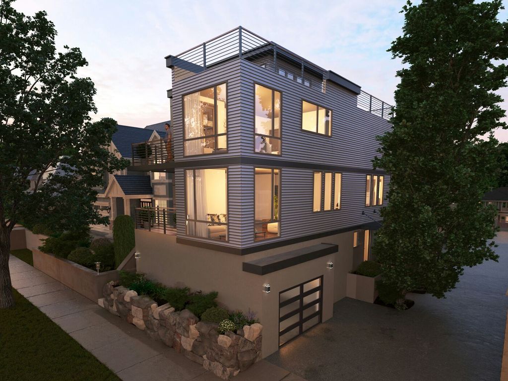 single family modern remodel to a house in ballard