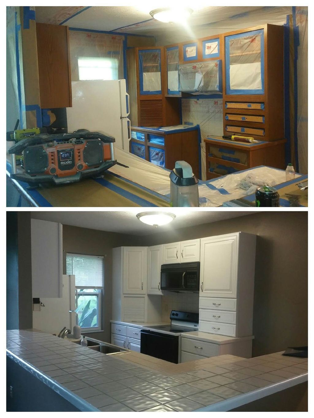 All all my cabinets get finished in lacquer 