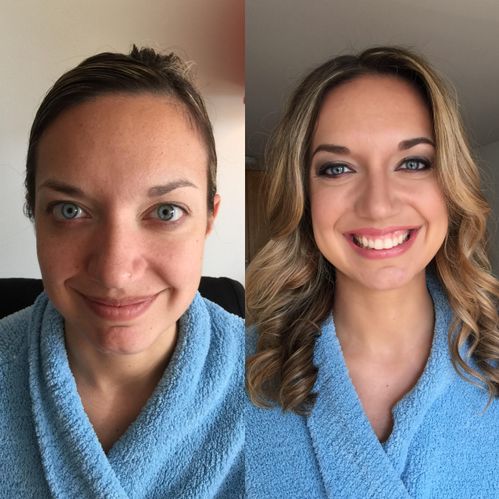 Before & After from a Bridal Makeup
SF CityHall We