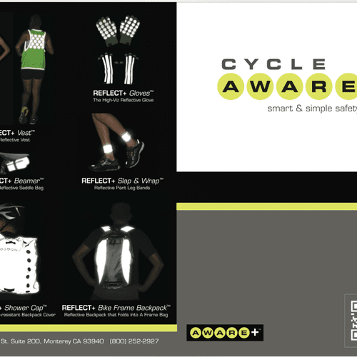 Catalog for CycleAware. I did photography, design 