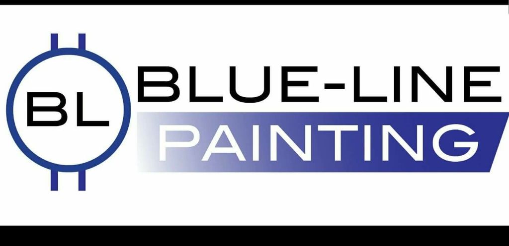 Blue Line Painting