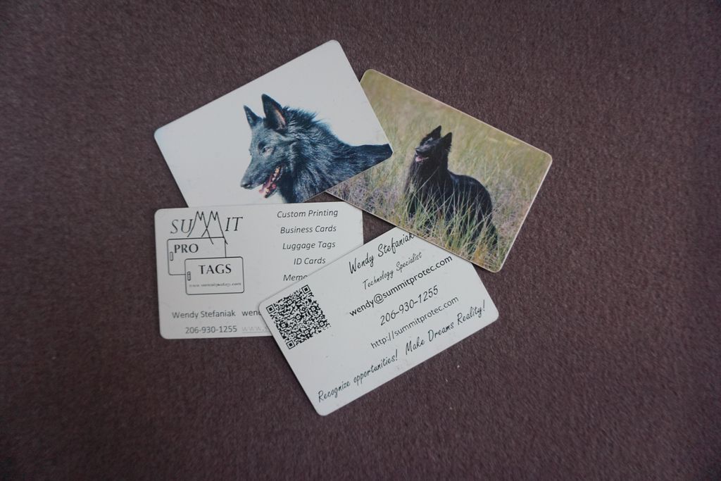 Unique, personalized business cards.