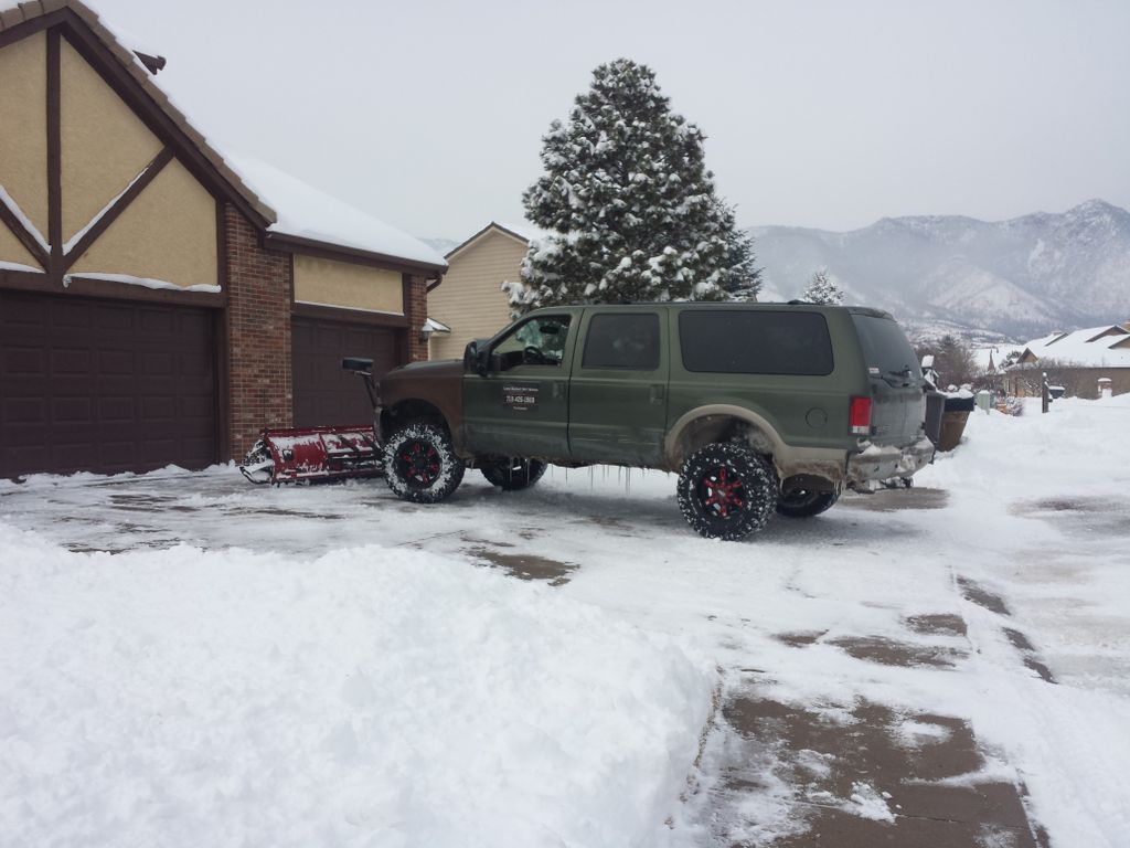 February 2015 snow plowing