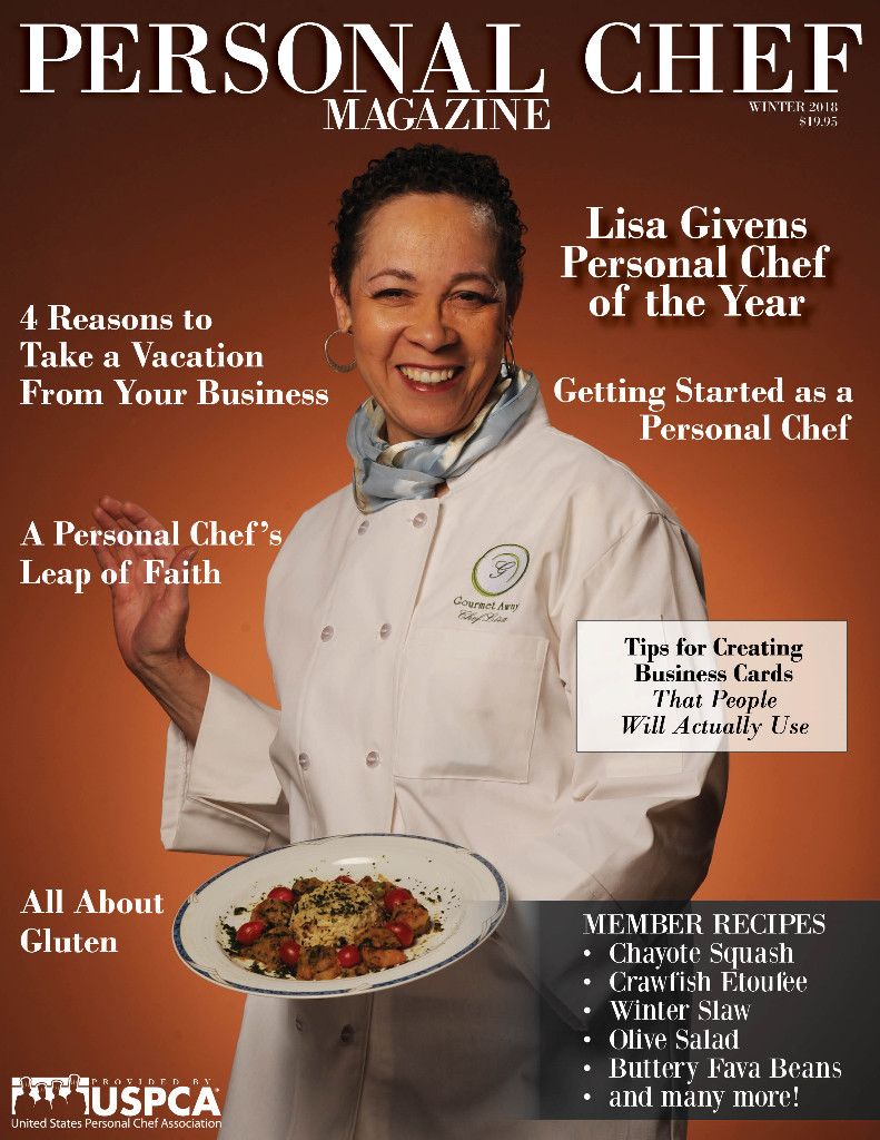 Chef Lisa Named 2017 Chef of the Year USPCA