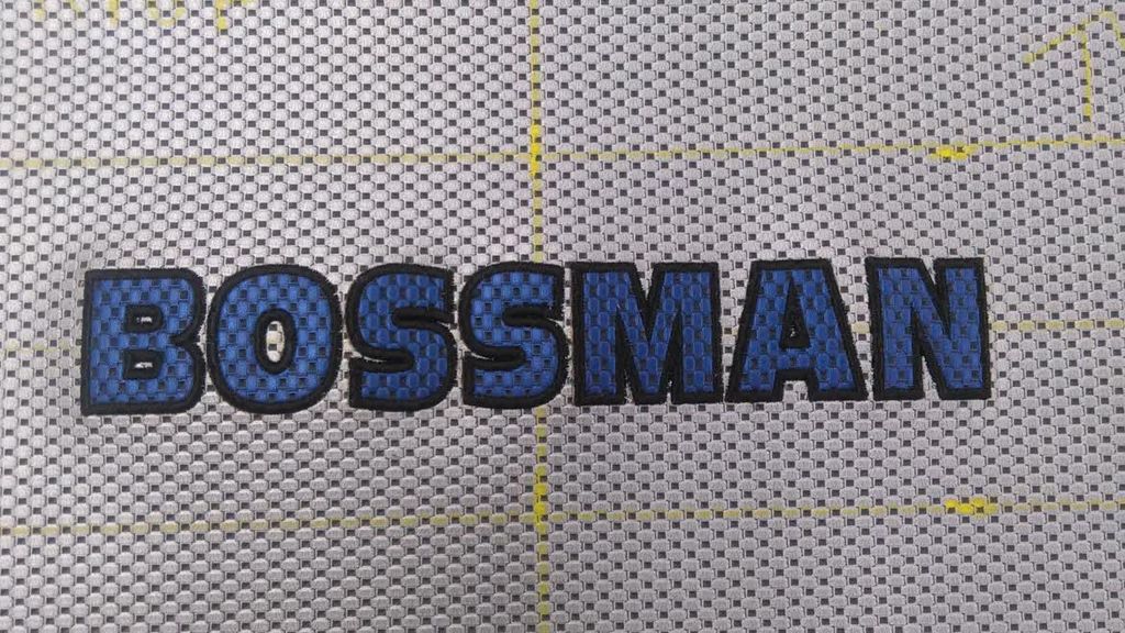 Appliques make your logo pop.
