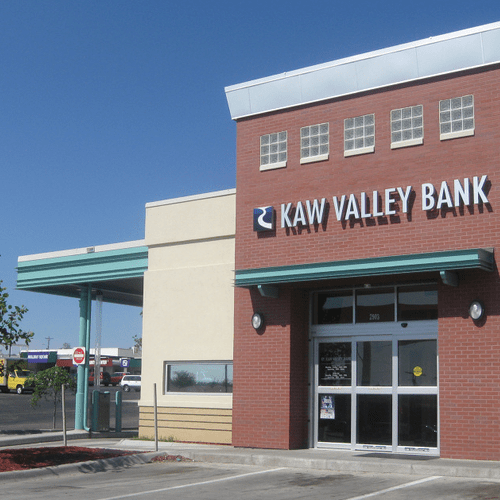 Kaw Valley Bank signage