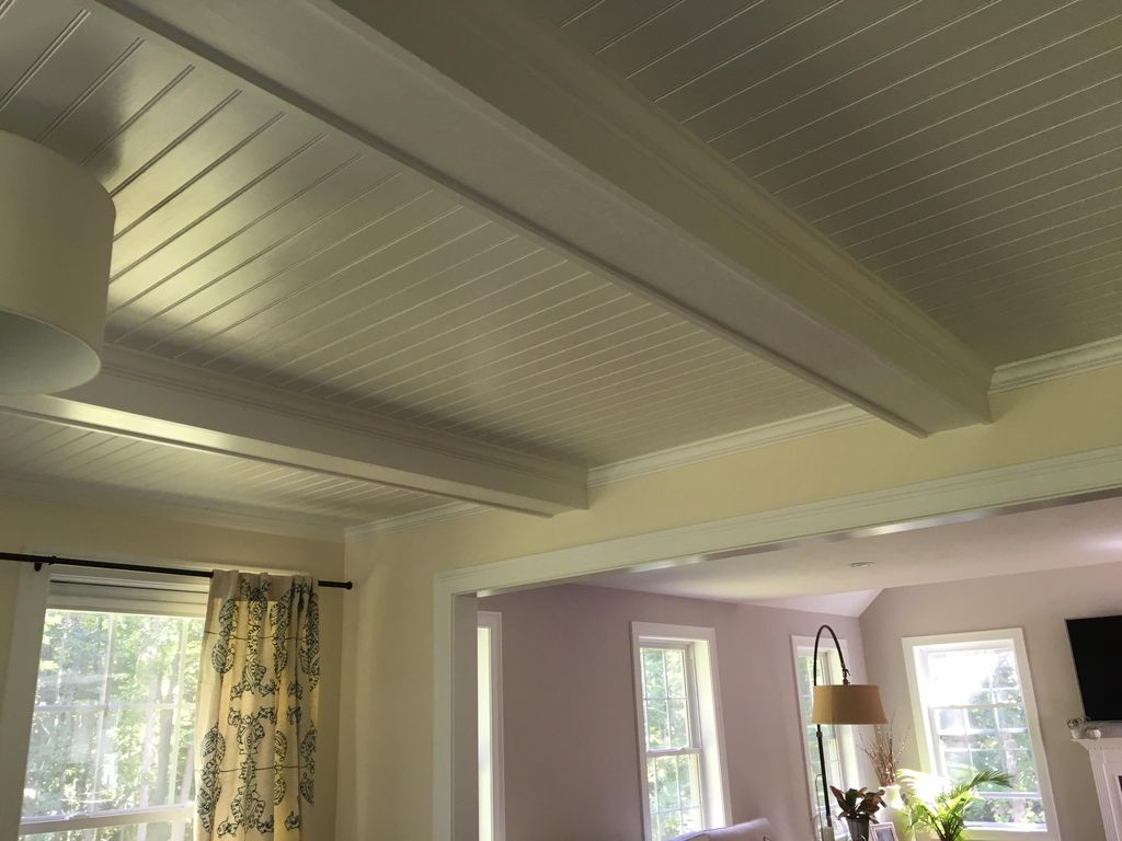 Before it was a popcorn ceiling. 