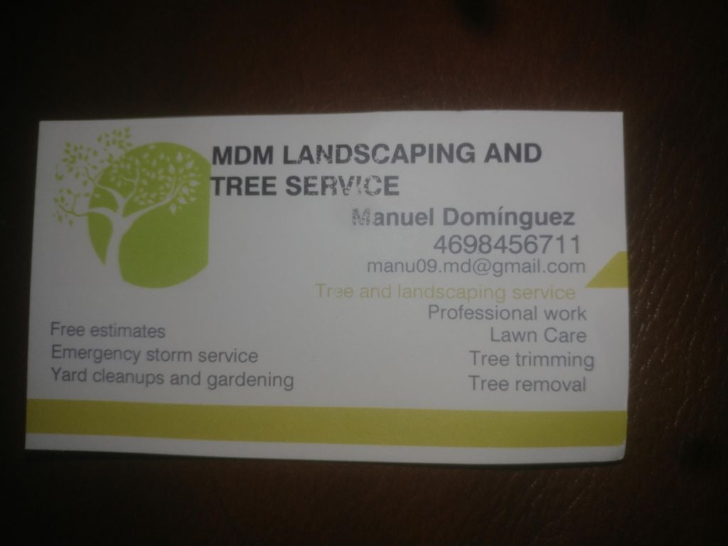 MDM LANDSCAPING AND TREE SERVICE