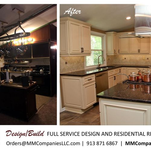 Kitchen Remodel Designed and Built By MM Companies