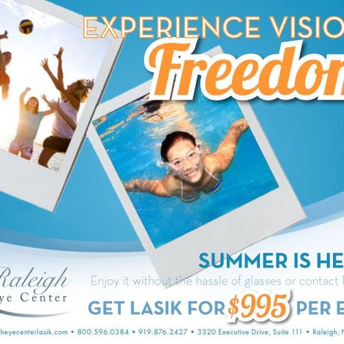 Marketing Promotional Flyer - Raleigh Eye Center
