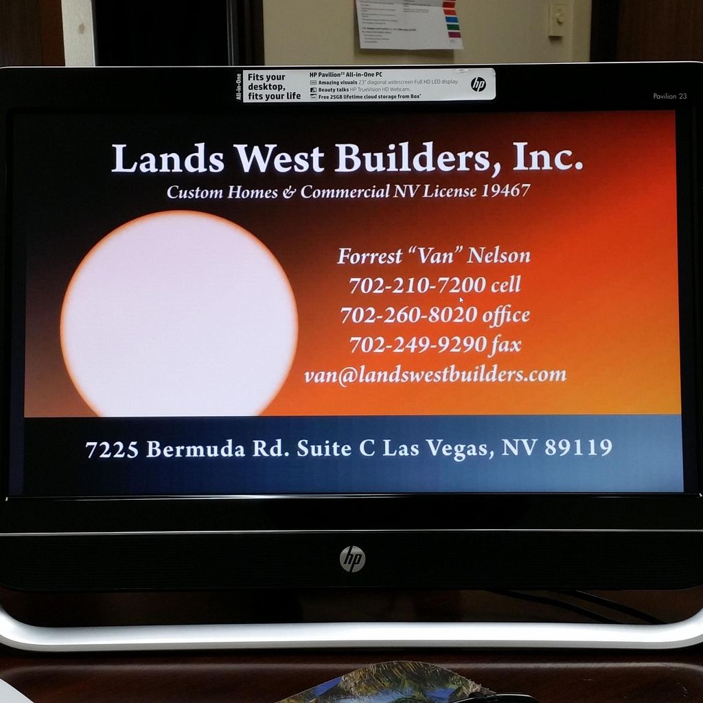 Lands West Builders, Inc.