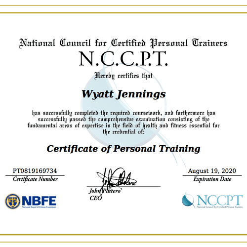 NCCPT Certification