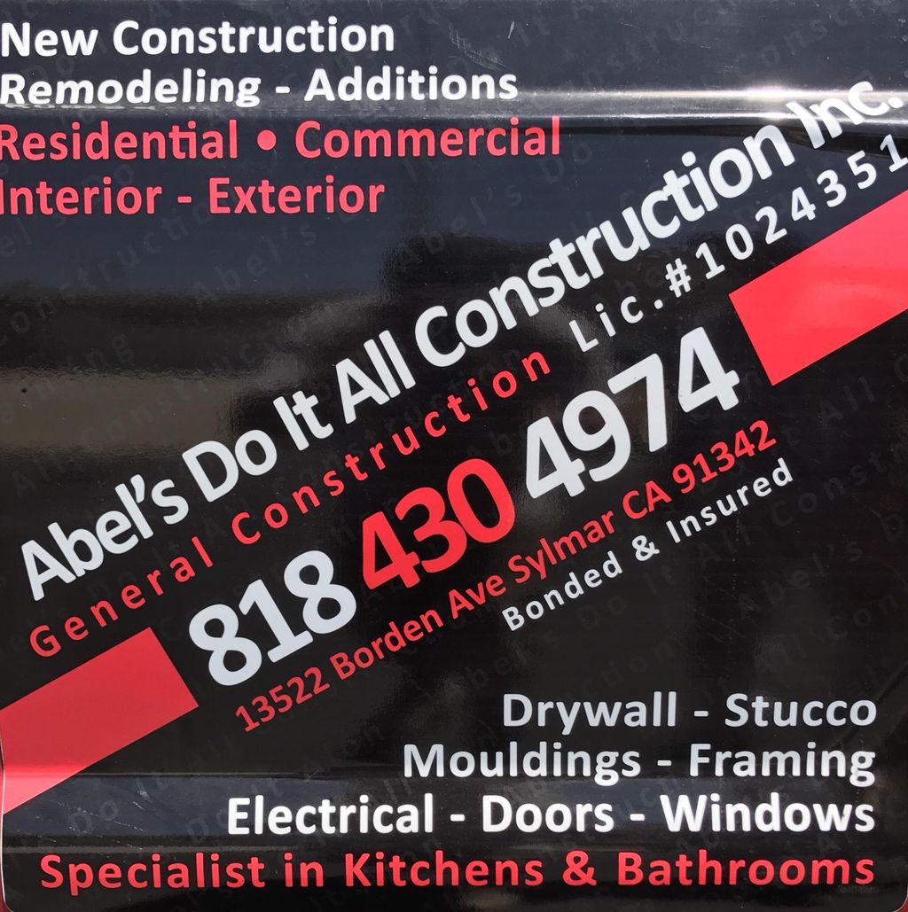 abel's do it all construction inc