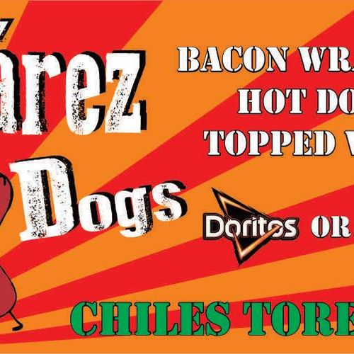 Los hot dogs de Juarez estan aqui, con frijoles pr