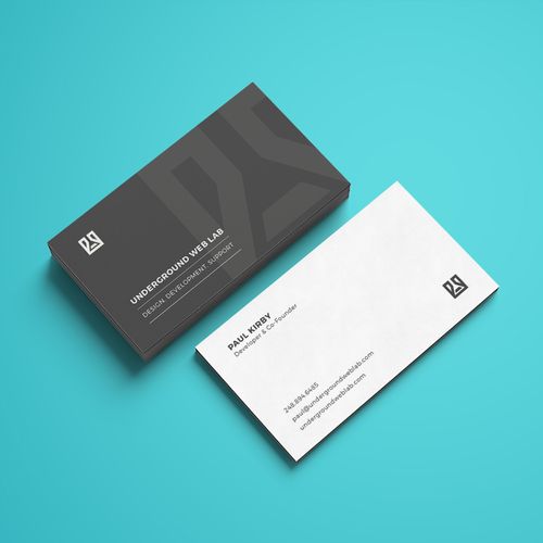 Underground Web Lab Business Card Design