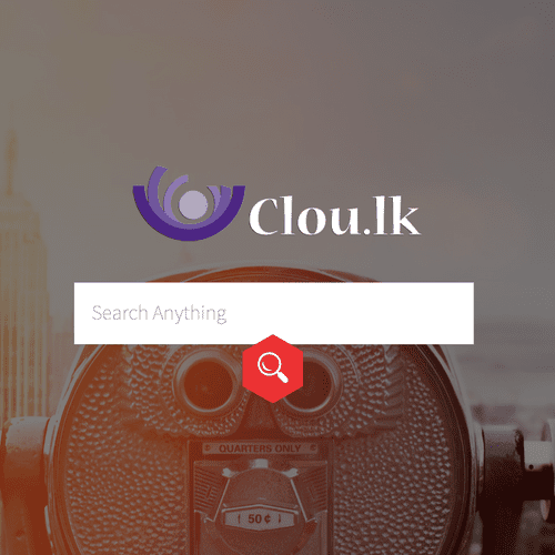 This is Clou.lk. It is a new search engine concept