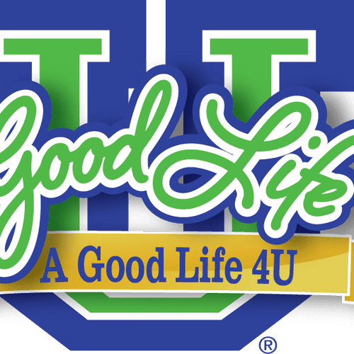 "A Good Life for U" Logo design for speaker, autho