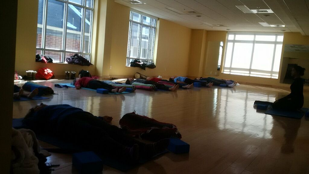 Relax and Renew, Class in Shavasana