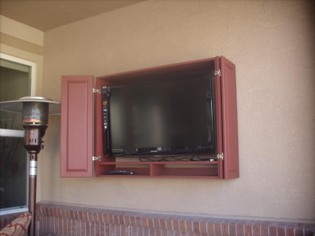 TV on the patio