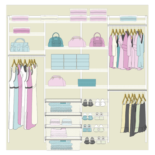 Just one example of the many closet designs I've c