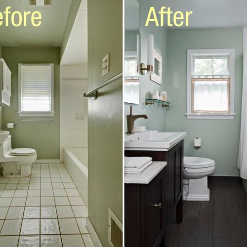 Affordable Bathroom remodels