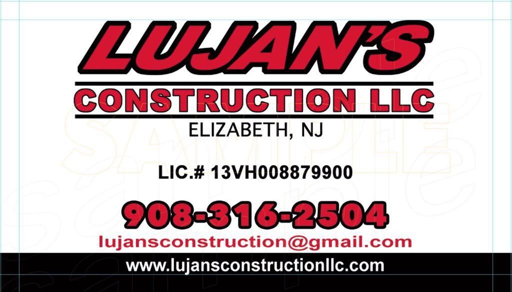 Lujan's Construction LLC,NJ License #13VH008879900
