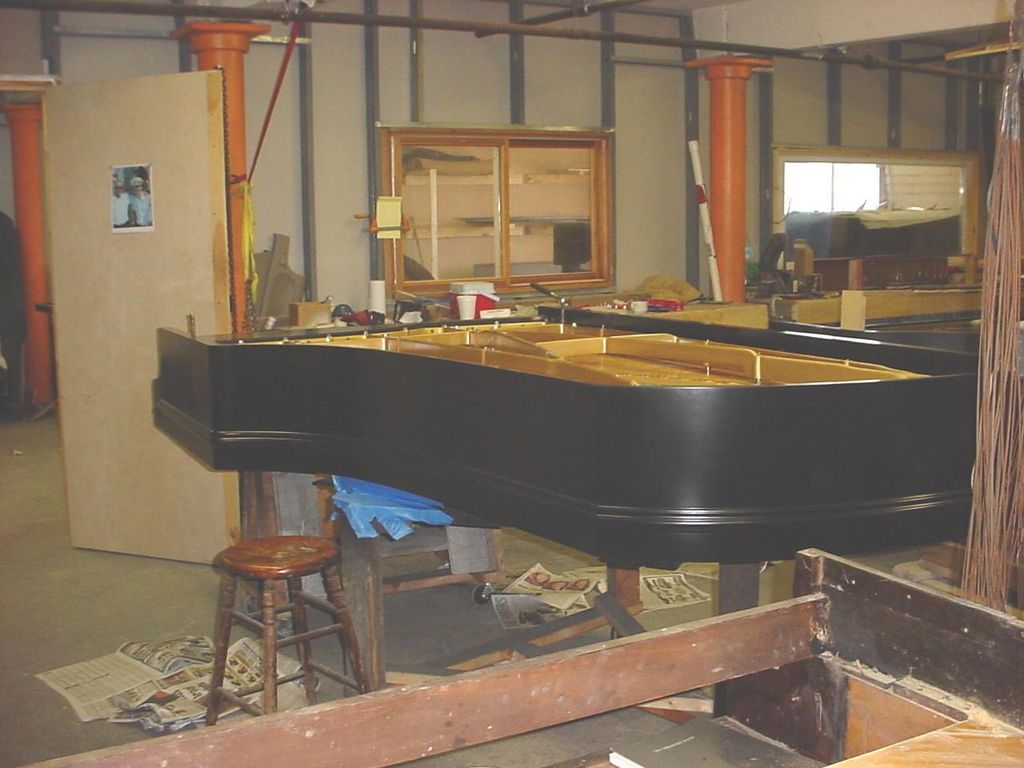 Chickering 7' grand C.1863
rebuilt at Bianchi Pian