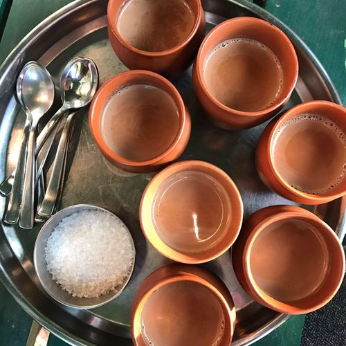 Chai in India  ( I drank too many of these!!)
