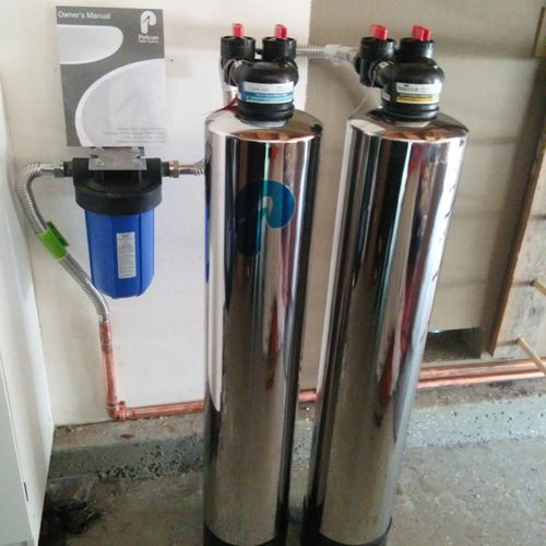 Whole house water filtration