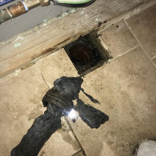 Flushable wipes removed from sewer due to clogging