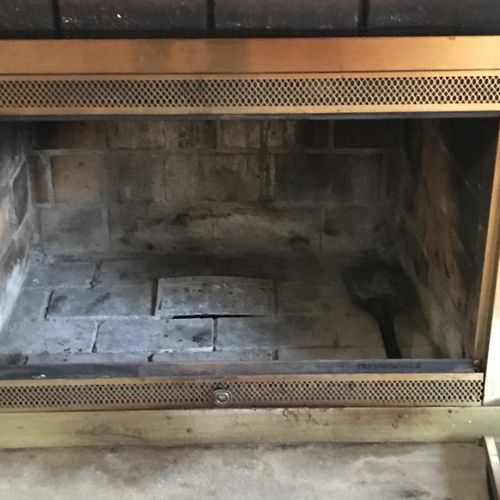 We clean fireplaces 