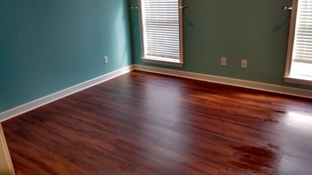 After color change and new floor installation