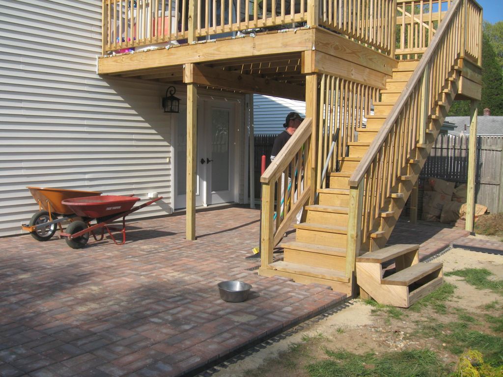 Deck patio done