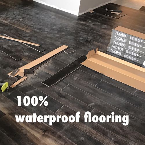 NuCore 100% Waterproof Flooring. It looks and feel