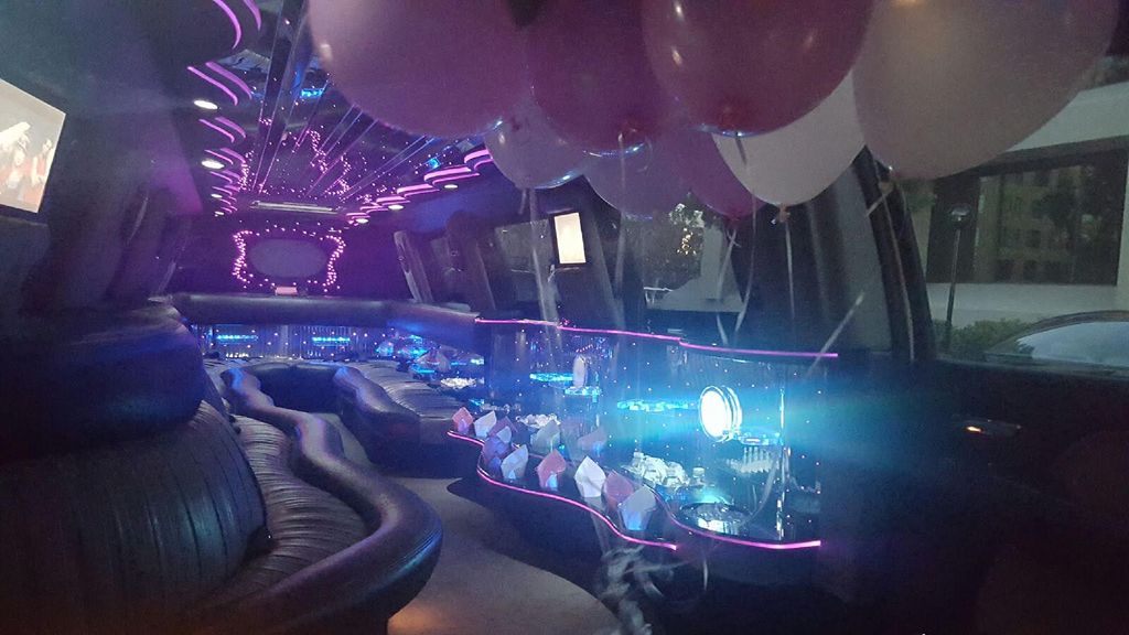 Inside White Escalade 18 pass