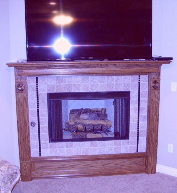 Mantle and casework for elderly couple.  Made out 